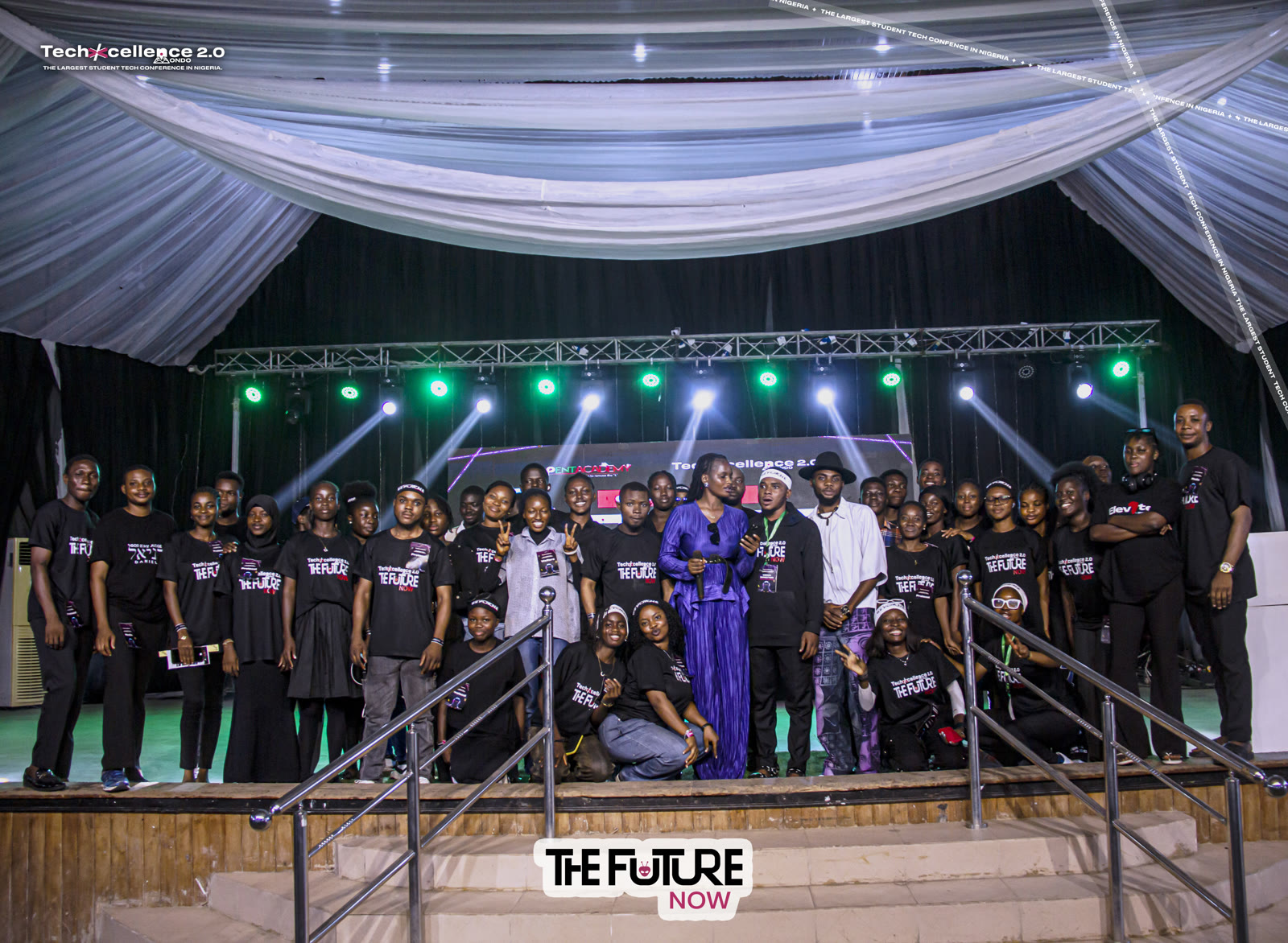 The TechXcellence team on stage